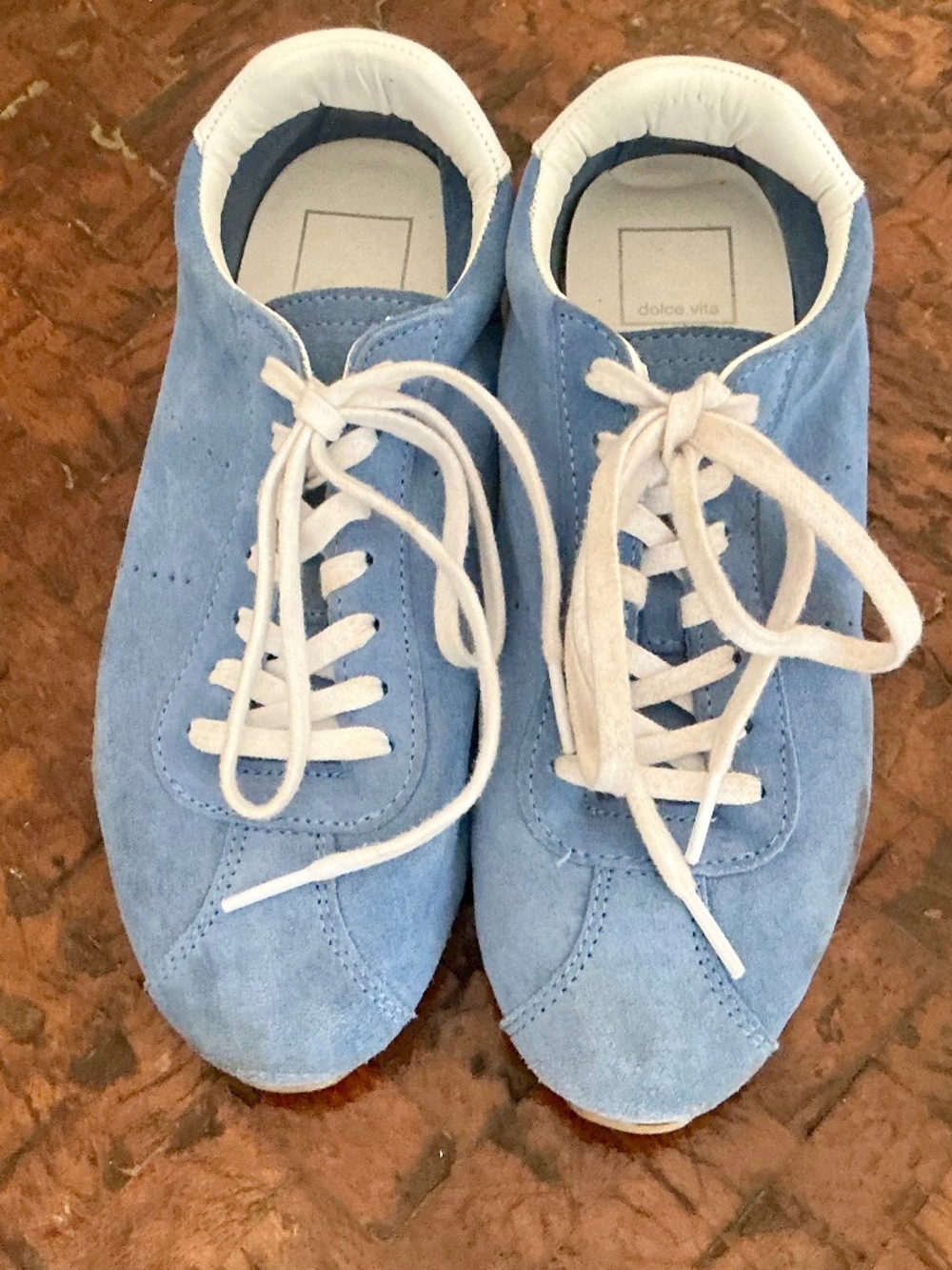 Dolce Vita Serena - Blue Suede & Leather Blue Sneakers ~ Size 8